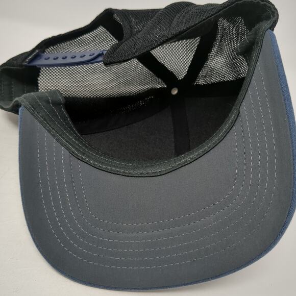 Nike Swoosh Snapback Mesh Back Trucker Hat Blue One Size Classic99 - Picture 7 of 10